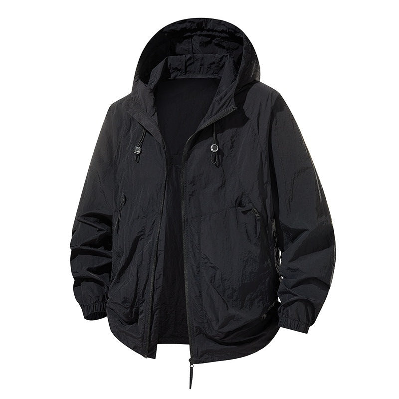 Sun-protective Couple's Clothing Breathable Ultra-thin Hooded Jacket