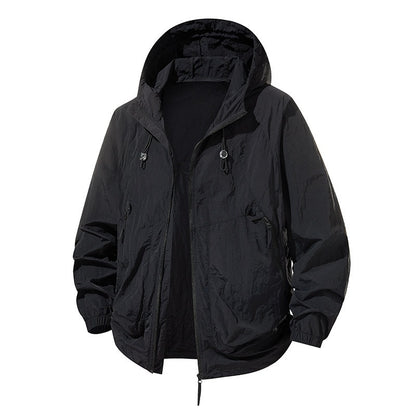 Sun-protective Couple's Clothing Breathable Ultra-thin Hooded Jacket