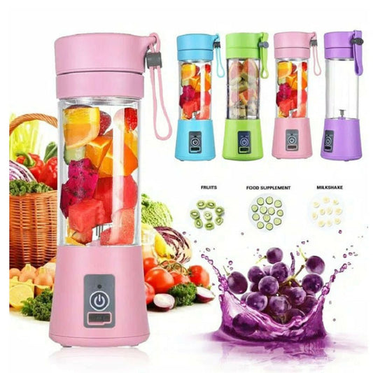 Portable Blender With USB Rechargeable Mini Kitchen Fruit Juice Mixer Home Simple Portable Electric Mini Juicer - Joker