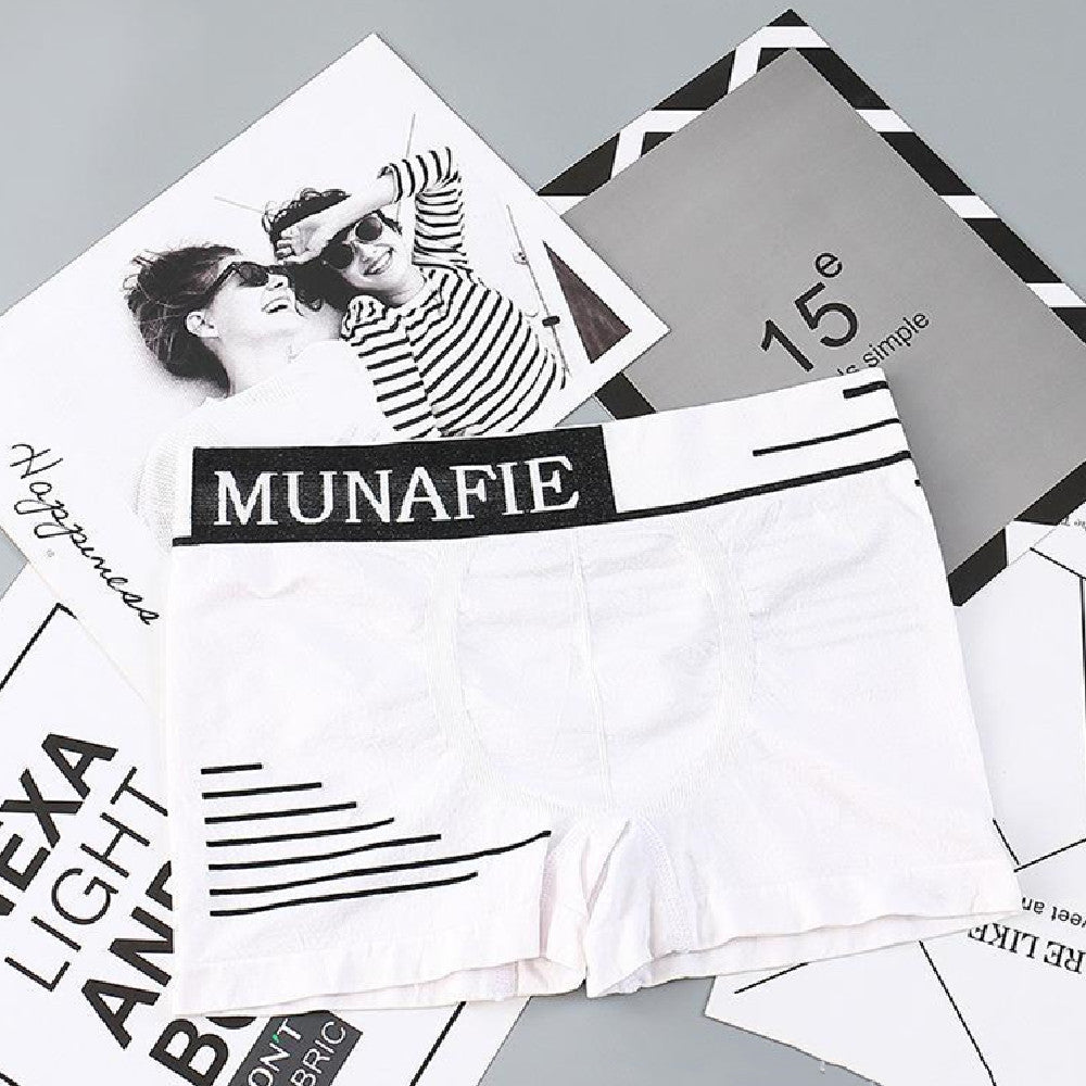Men's Square Letter Underpants Are Breathable And Elastic