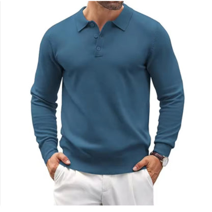 Sports Men's Polo Shirt Solid Color