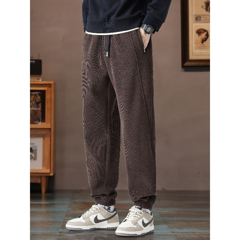 Retro American-style Straight-leg Casual Pants For Men