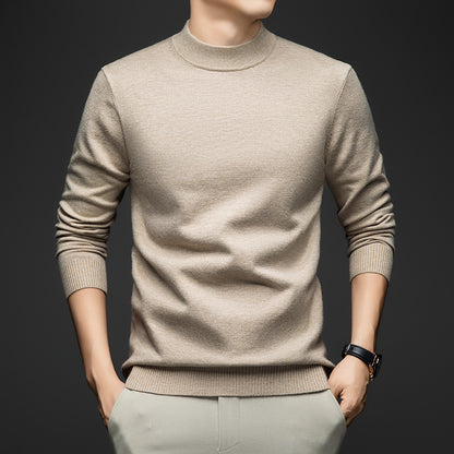 New Autumnwinter Casual Solid-color Knit Undershirt