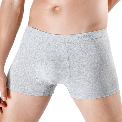 Men's Cotton U-convex Mid-waist Three-dimensional Printed Underwear