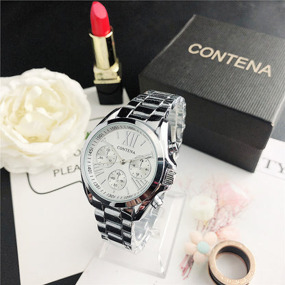 Women's Fashion Diamond Quartz Mesh Strap Watch