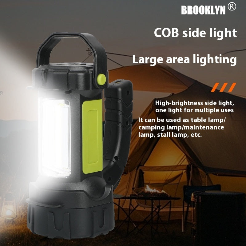 Outdoor Portable Work Emergency Rechargeable Flashlight